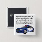 Tailgating-Button Vierkante Button 5,1 Cm (Voorkant /achterkant)