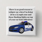 Tailgating-Button Vierkante Button 5,1 Cm (Voorkant)