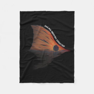 Tailing Redfish Gevist Joke Redfishing Red Drum F Fleece Deken