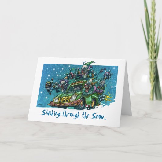 Taillade par la carte de neige (Devant)