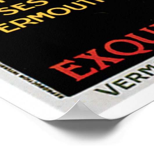 Taillan Aperitifs Drink en kunst Poster (Hoek)