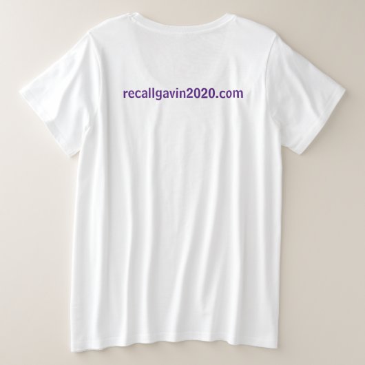 Taille 1x à 4x plus taille T-shirt (Design dos)