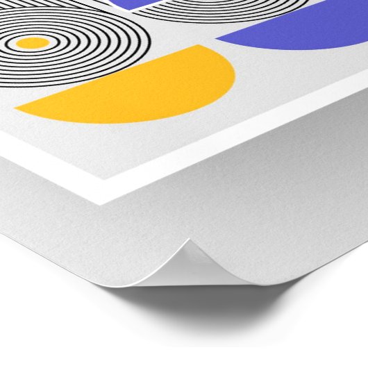 Taille A4 Bauhaus Poster d'art 10.2 (Coin)