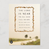 Taille carte postale - Carte de verset biblique mé (Devant)