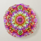 Taille Coussin Rond (16") Zazzle coussins maintena (Dos)