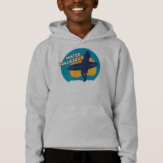 Taille de filles : Grand sweat - shirt à capuche (Devant)