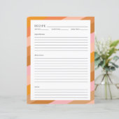 Taille de la lettre de la page de recette minimali (Debout devant)