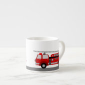 Taille de l'enfant Pompier personnalisé Mug (Devant droit)