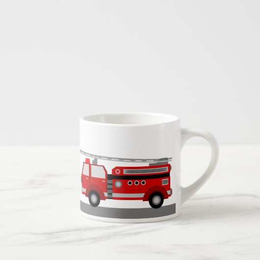 Taille de l'enfant Pompier personnalisé Mug (Droite)
