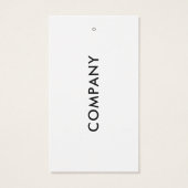 Taille de l'entreprise Étiquette Vêtements Prix Ha (Dos)