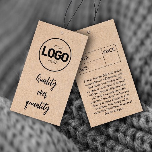 Taille de l'entreprise Étiquette Vêtements Prix Ha