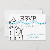 Taille de RSVP de la chapelle pour les enveloppes (Devant)
