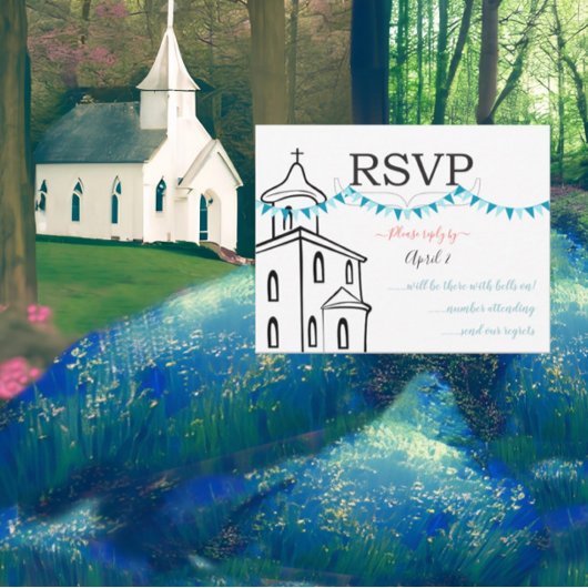 Taille de RSVP de la chapelle pour les enveloppes
