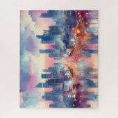 Taille du puzzle paysage urbain personnalisable (Vertical)