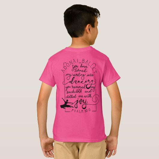 Taille Enfant Ps 30:11 Tshirt (Dos entier)