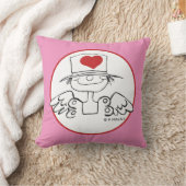 Taille originale "Heart Fairy" Coussin personnalis (Couverture)