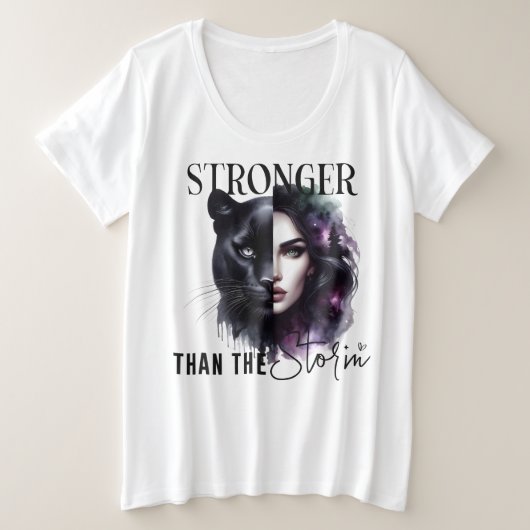 Taille Plus -T-shirt (Design devant)