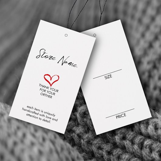 Taille simple Vêtements pendage Afficher les étiqu