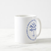 Taille standard Bleu Simon's Rock Seal Mug (Devant droit)