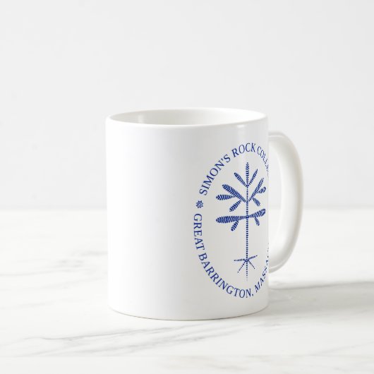 Taille standard Bleu Simon's Rock Seal Mug (Devant droit)