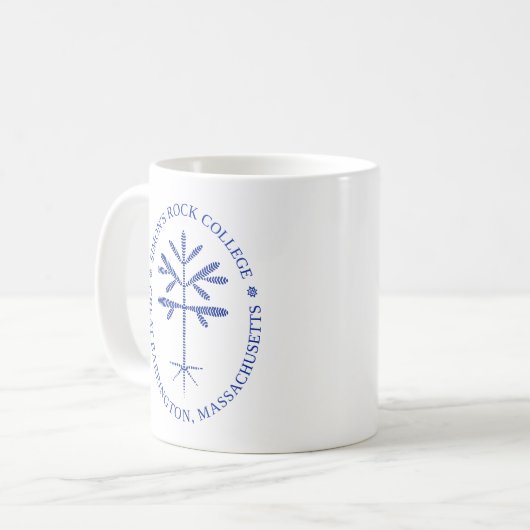 Taille standard Bleu Simon's Rock Seal Mug (Devant gauche)