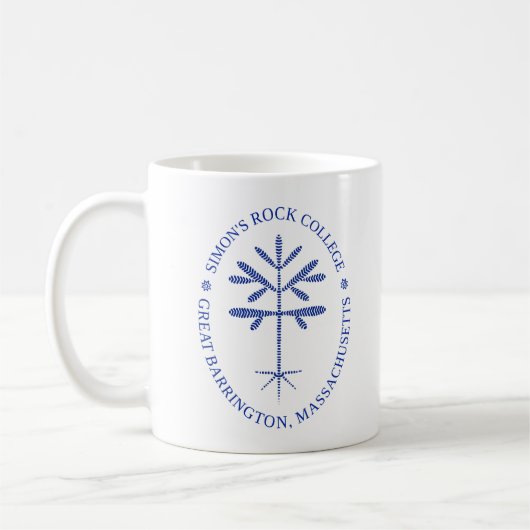 Taille standard Bleu Simon's Rock Seal Mug (Gauche)