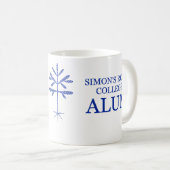 Taille standard "SRC Alum" Mug avec agrafage bleu (Devant droit)