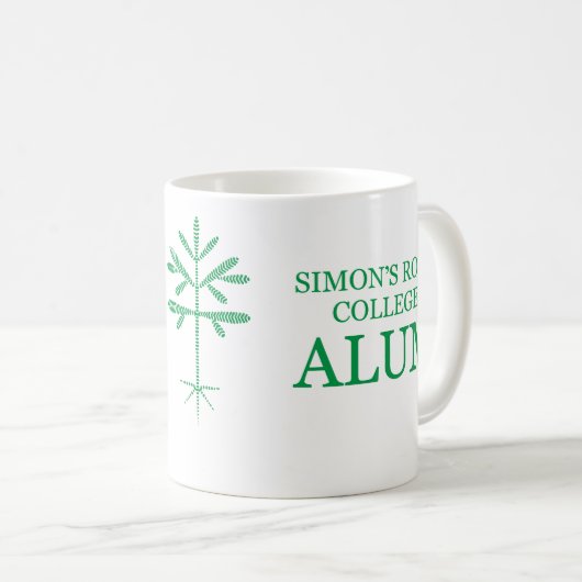 Taille standard "SRC Alum" Mug avec Sapling vert (Devant droit)