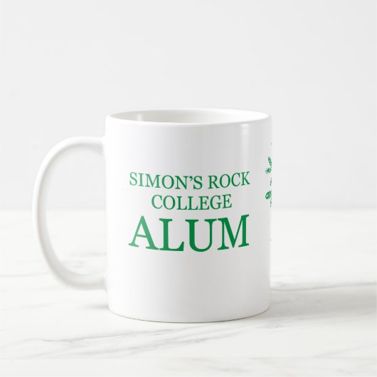 Taille standard "SRC Alum" Mug avec Sapling vert (Gauche)