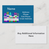 Taille traditionnelle de cartes de visite de (Devant / Derrière)