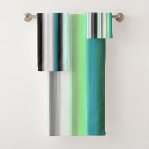 Tailles Abstraites turquoise, bleue et grise