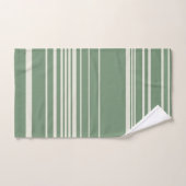 Tailles complexes en vert (Serviette à main)