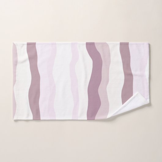 Tailles rose ondulées (Serviette à main)