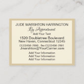 Tailor, Carte de visite Seamstress (Dos)