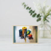 Tailor, Carte de visite Seamstress (Debout devant)