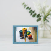 Tailor, Carte de visite Seamstress (Debout devant)