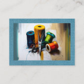 Tailor, Carte de visite Seamstress (Devant)