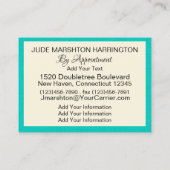 Tailor, Carte de visite Seamstress (Dos)