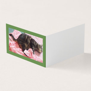 Tailor Dave Folded Horizontal Book Table Card Kaart