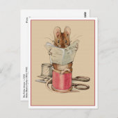 Tailor Mouse van Beatrix Potter Briefkaart (Voorkant / Achterkant)