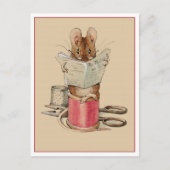 Tailor Mouse van Beatrix Potter Briefkaart (Voorkant)