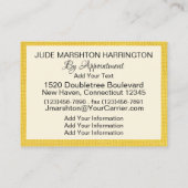 Tailor, naaister Visitekaartje (Achterkant)