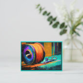 Tailor, naaister Visitekaartje (Staand voorkant)