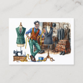 Tailor Sewing Visitekaartje