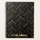 Tailored Herringbone Weave | Classic Suit Lining I Planner (Voorkant)