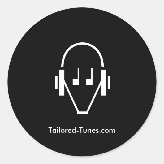 Tailored Tunes sticker (Voorkant)