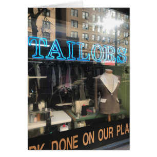 Tailor's Shop Window New York City Fotografie