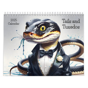 Tails en Tuxedos 2025 Calendar Classy Creatures Kalender