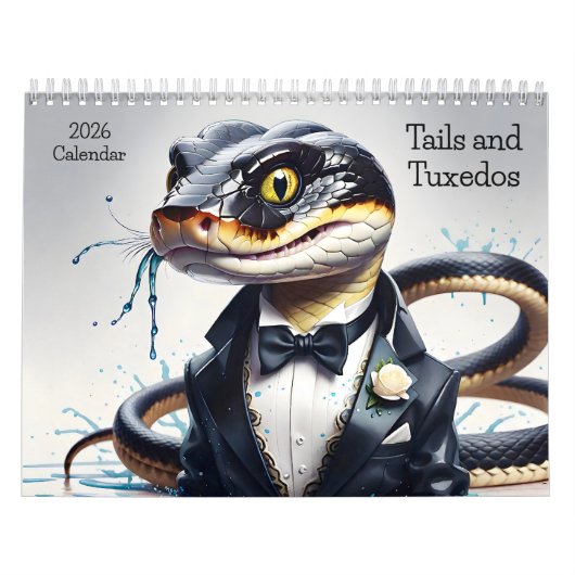 Tails en Tuxedos 2026 Calendar Classy Creatures Kalender (Hoes)