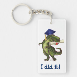 Tails TRex Dino Afstuderen Sleutelhanger